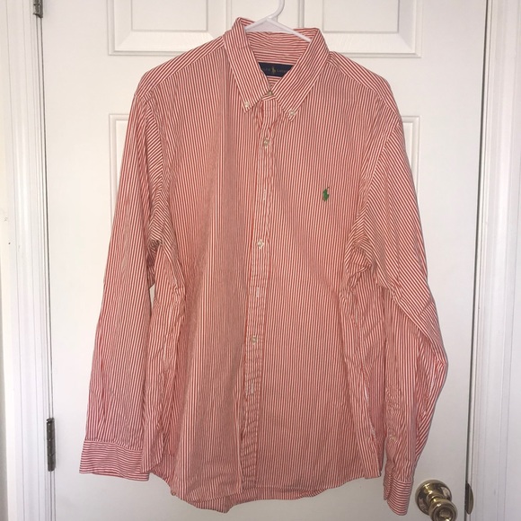 Polo Ralph Lauren Other - Orange Stripped Polo by Ralph Lauren—XL